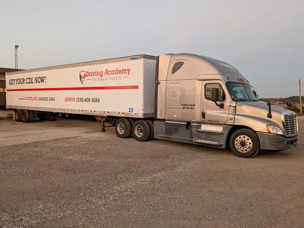 Driving Academy Akron Ohio Truck in the Lot