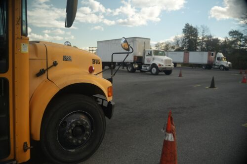 truck and bus cdl training yard
