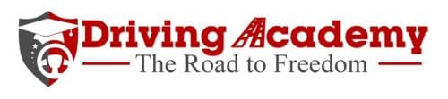 driving academy logo white background