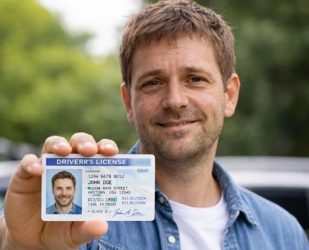 You must bring a valid driver's license